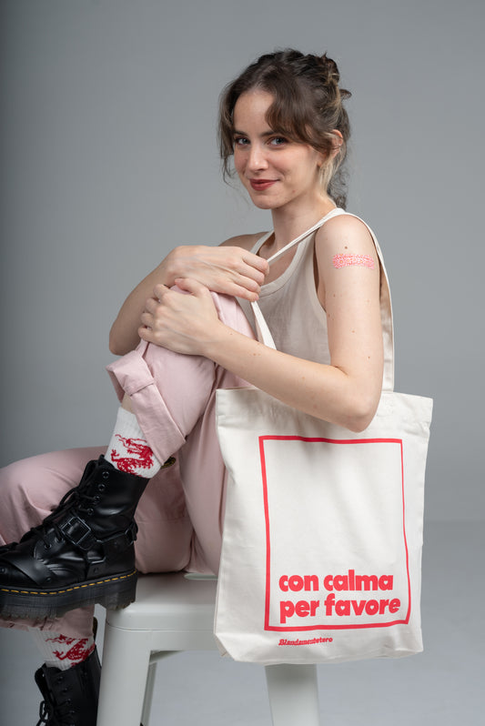 Con calma per favore | Tote Bag